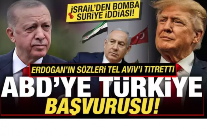 srail'den Suriye iddias! Erdoan'n sz Tel Aviv'i sarst! ABD'ye Trkiye bavurusu