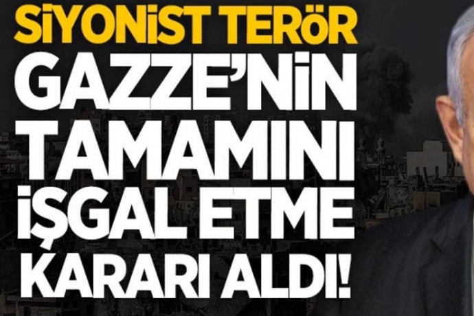 Soykrmc srail, Gazzenin tamamn igal etme karar ald